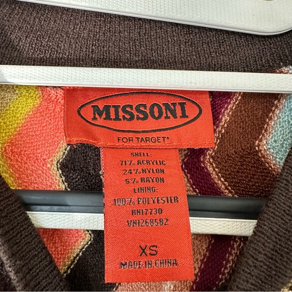 Missoni for Target Zig Zag‎ Retro Style Dress Women’s Sz XS - Picture 2 of 3